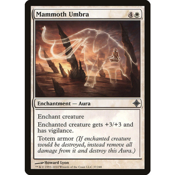 Magic: The Gathering Mammoth Umbra (037) Moderately Played