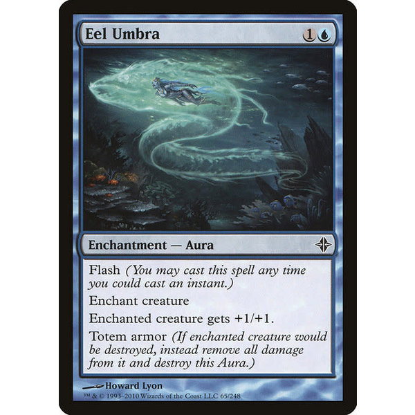 Magic: The Gathering Eel Umbra (065) Moderately Played