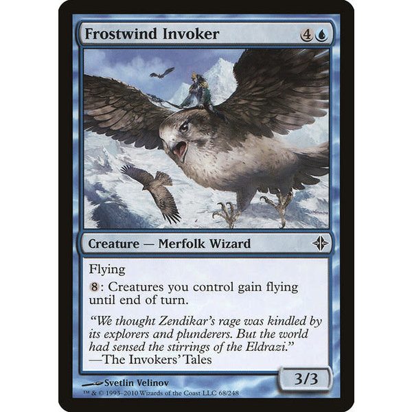Magic: The Gathering Frostwind Invoker (068) Lightly Played Foil