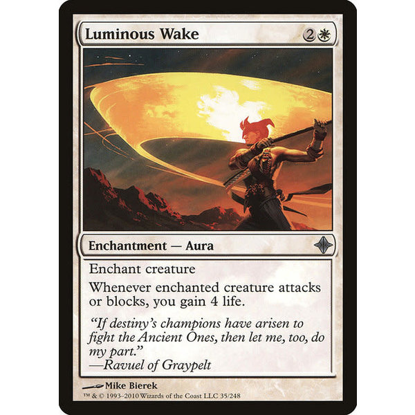 Magic: The Gathering Luminous Wake (035) Moderately Played