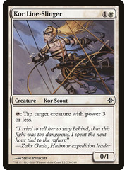 Magic: The Gathering Kor Line-Slinger (030) Moderately Played