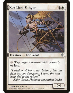 Magic: The Gathering Kor Line-Slinger (030) Moderately Played