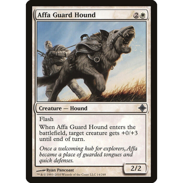 Magic: The Gathering Affa Guard Hound (014) Moderately Played