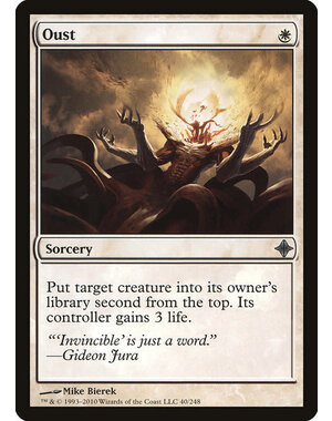 Magic: The Gathering Oust (040) Lightly Played