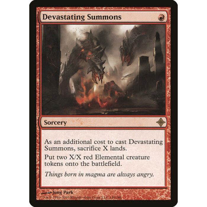 Magic: The Gathering Devastating Summons (140) Moderately Played