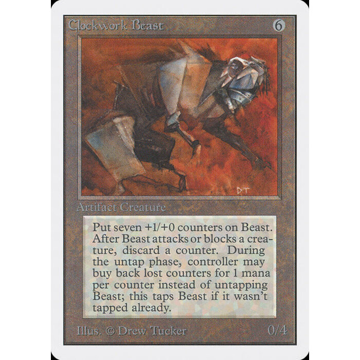 Magic: The Gathering Clockwork Beast (237) Lightly Played