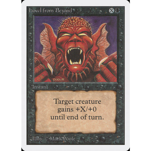 Magic: The Gathering Howl from Beyond (112) Moderately Played