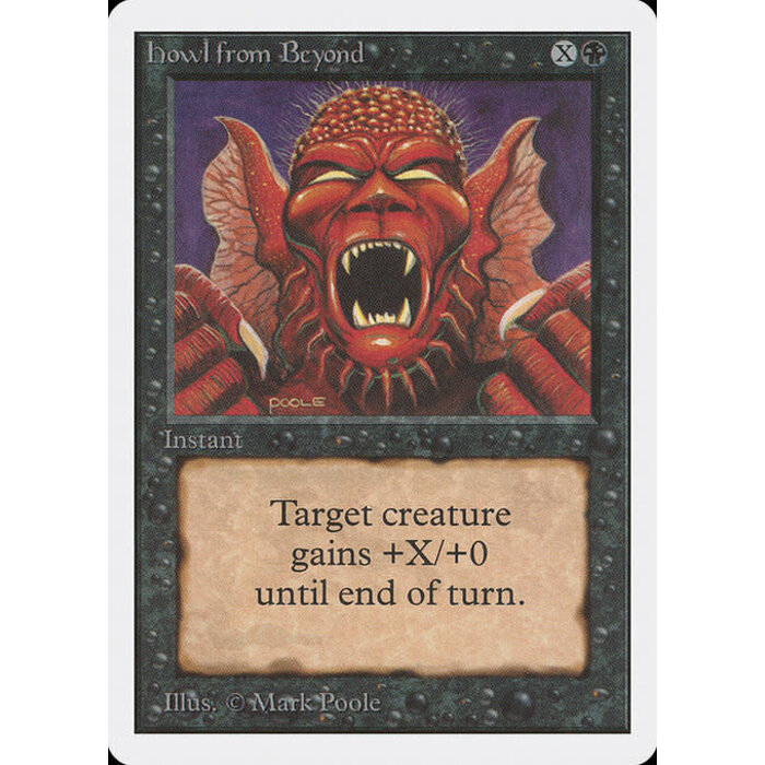 Magic: The Gathering Howl from Beyond (112) Moderately Played