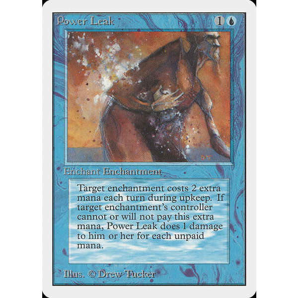 Magic: The Gathering Power Leak (072) Moderately Played