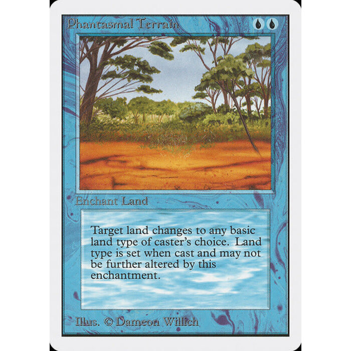 Magic: The Gathering Phantasmal Terrain (069) Moderately Played
