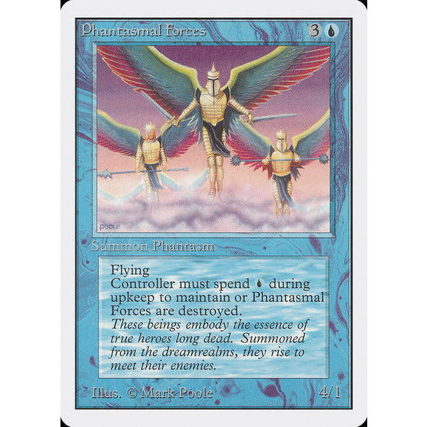 Magic: The Gathering Phantasmal Forces (068) Moderately Played