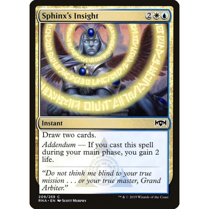 Magic: The Gathering Sphinx's Insight (209) Near Mint