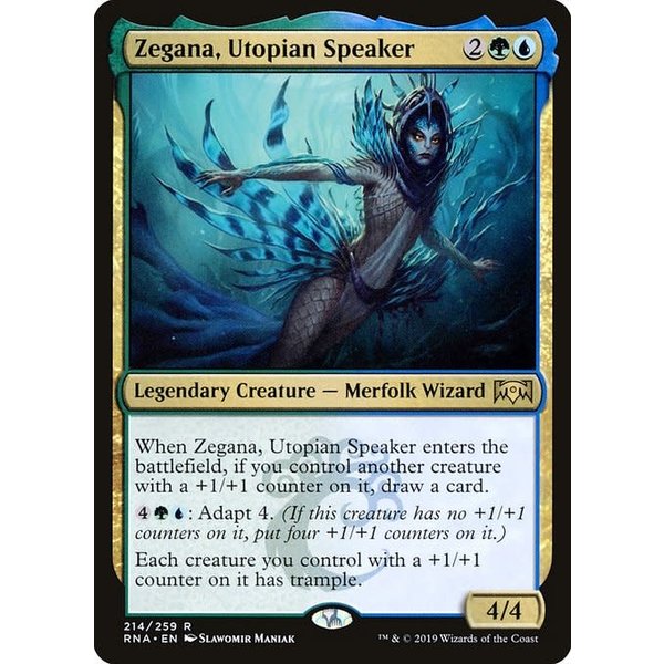 Magic: The Gathering Zegana, Utopian Speaker (214) Lightly Played