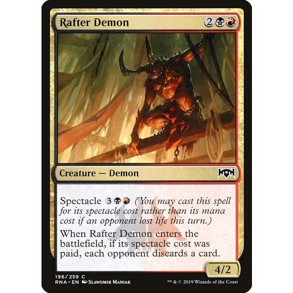 Magic: The Gathering Rafter Demon (196) Near Mint