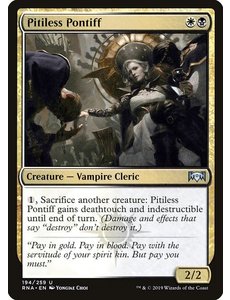 Magic: The Gathering Pitiless Pontiff (194) Near Mint
