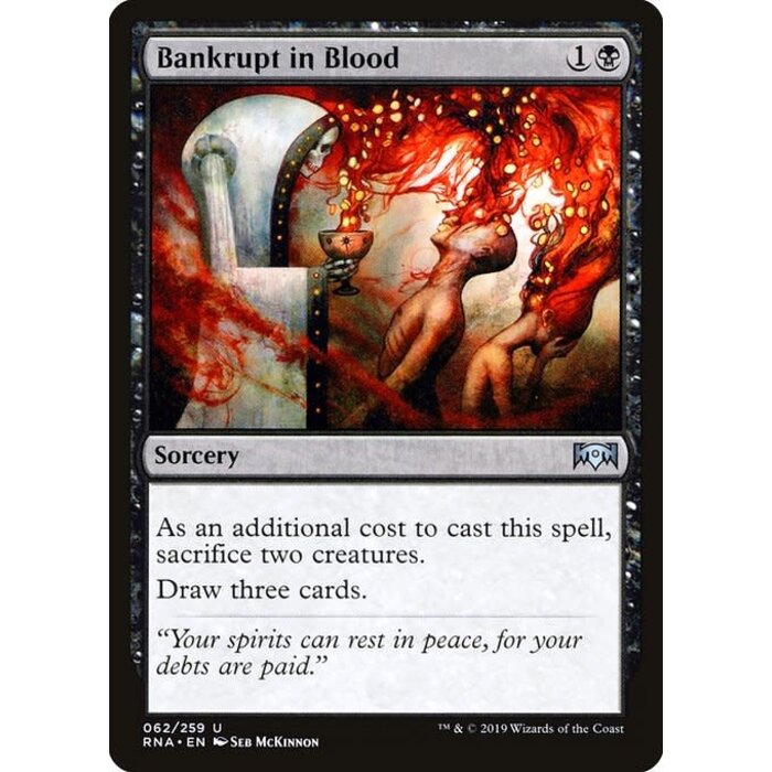 Magic: The Gathering Bankrupt in Blood (062) Near Mint