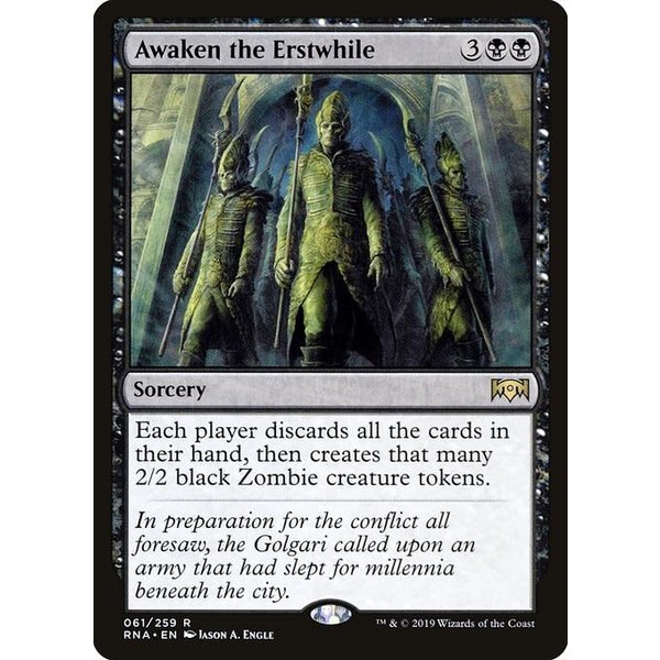 Magic: The Gathering Awaken the Erstwhile (061) Lightly Played