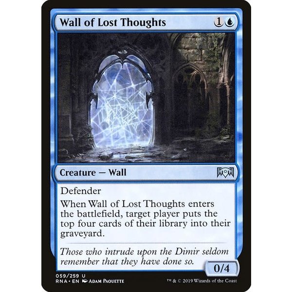 Magic: The Gathering Wall of Lost Thoughts (059) Lightly Played