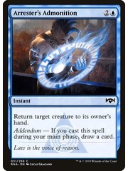 Magic: The Gathering Arrester's Admonition (031) Near Mint