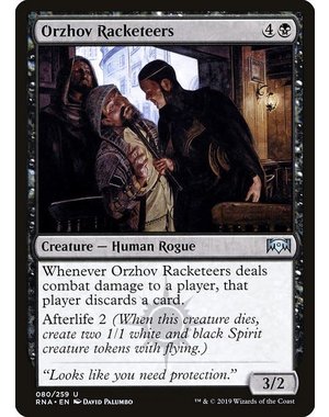 Magic: The Gathering Orzhov Racketeers (080) Near Mint