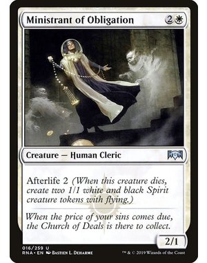 Magic: The Gathering Ministrant of Obligation (016) Near Mint