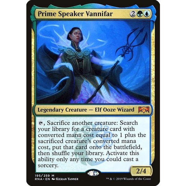 Magic: The Gathering Prime Speaker Vannifar (195) Lightly Played Foil