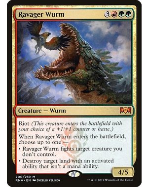 Magic: The Gathering Ravager Wurm (200) Lightly Played