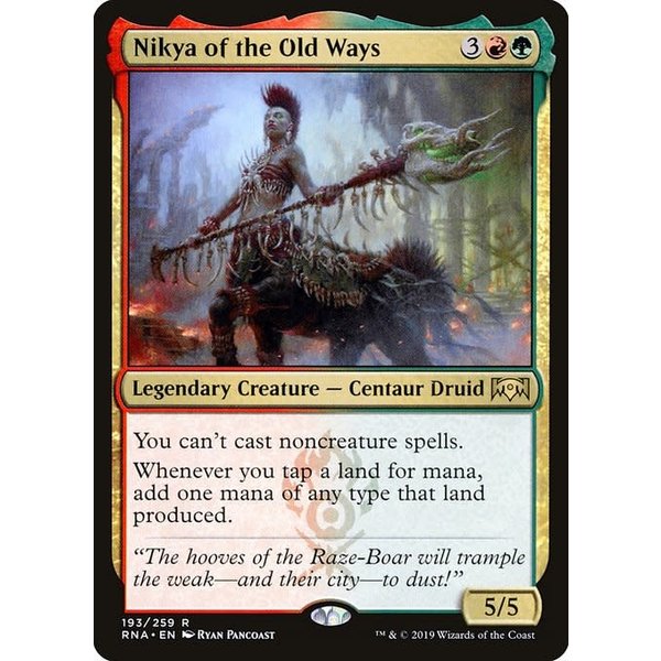 Magic: The Gathering Nikya of the Old Ways (193) Lightly Played