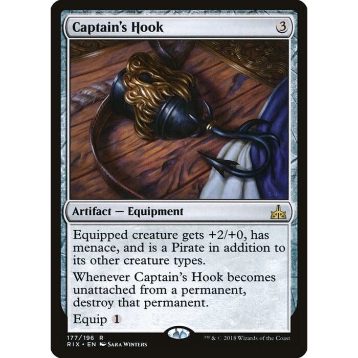Magic: The Gathering Captain's Hook (177) Lightly Played