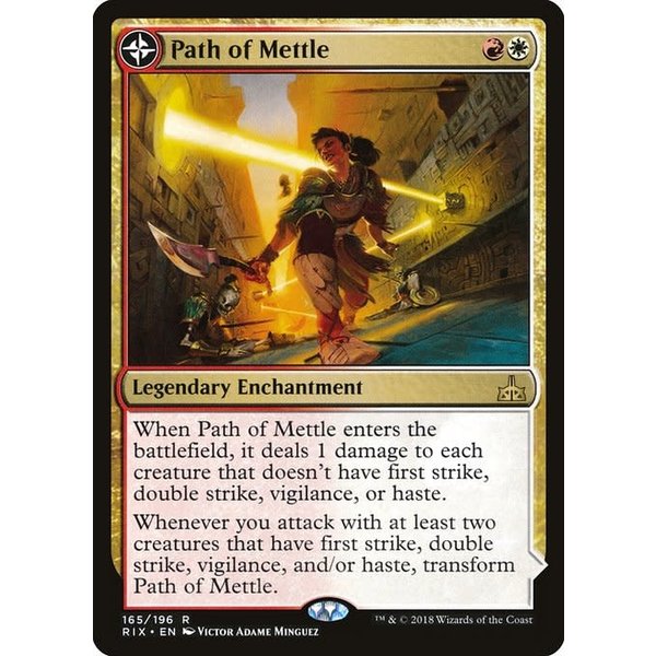 Magic: The Gathering Path of Mettle (165) Lightly Played