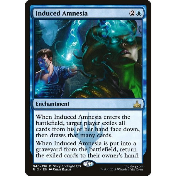 Magic: The Gathering Induced Amnesia (040) Lightly Played