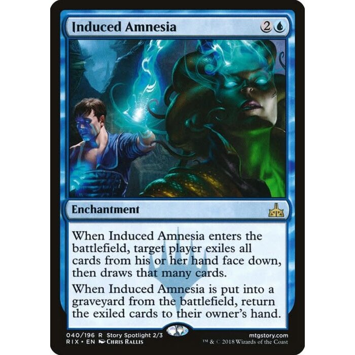 Magic: The Gathering Induced Amnesia (040) Lightly Played