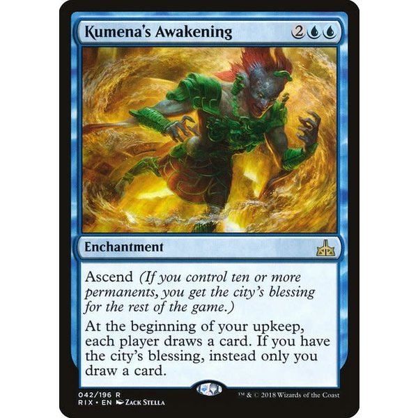 Magic: The Gathering Kumena's Awakening (042) Lightly Played