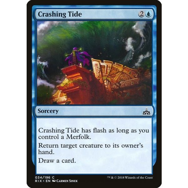 Magic: The Gathering Crashing Tide (034) Lightly Played