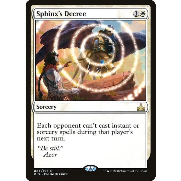 Magic: The Gathering Sphinx's Decree (024) Lightly Played