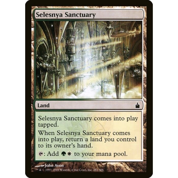 Magic: The Gathering Selesnya Sanctuary (281) Moderately Played