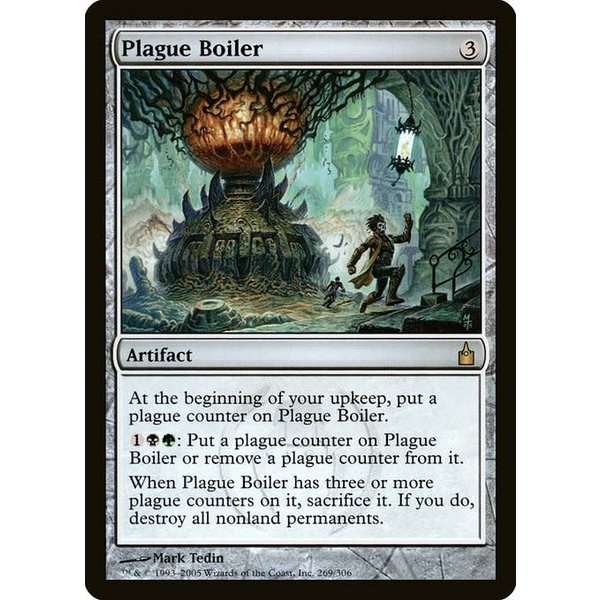 Magic: The Gathering Plague Boiler (269) Moderately Played