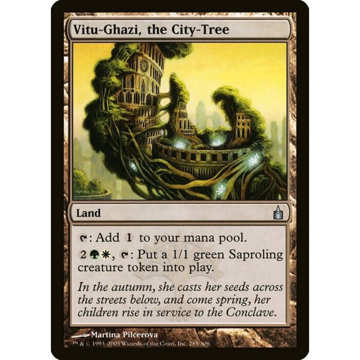 Magic: The Gathering Vitu-Ghazi, the City-Tree (285) Lightly Played