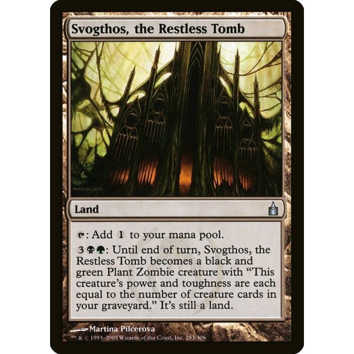 Magic: The Gathering Svogthos, the Restless Tomb (283) Lightly Played
