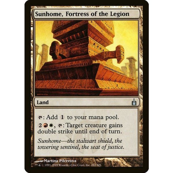 Magic: The Gathering Sunhome, Fortress of the Legion (282) Lightly Played