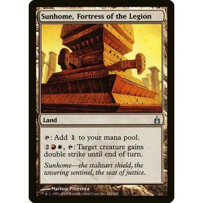 Magic: The Gathering Sunhome, Fortress of the Legion (282) Lightly Played