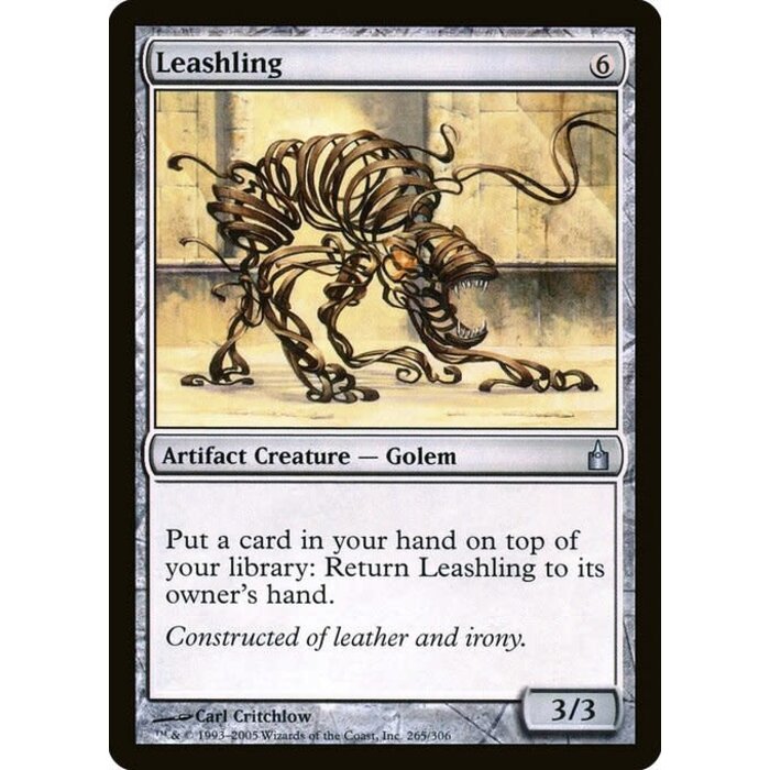Magic: The Gathering Leashling (265) Heavily Played