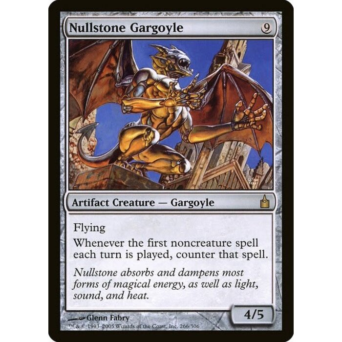 Magic: The Gathering Nullstone Gargoyle (266) Moderately Played