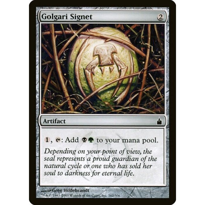 Magic: The Gathering Golgari Signet (262) Lightly Played