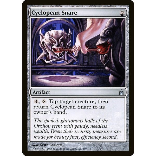 Magic: The Gathering Cyclopean Snare (259) Moderately Played
