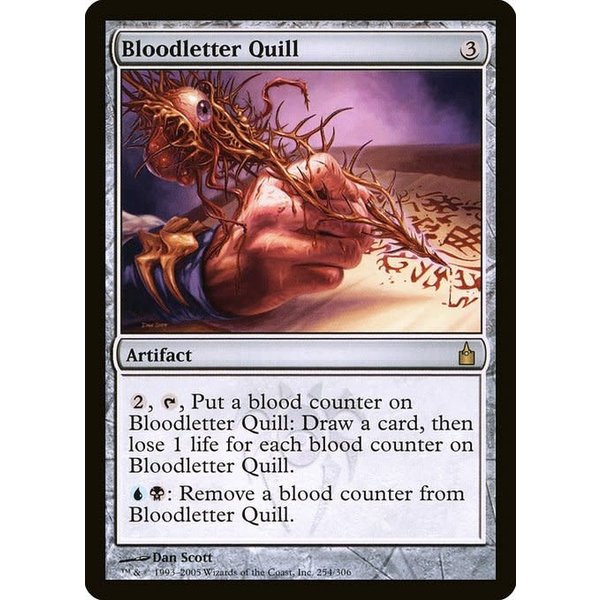 Magic: The Gathering Bloodletter Quill (254) Heavily Played