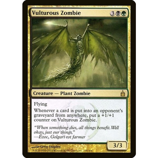 Magic: The Gathering Vulturous Zombie (238) Lightly Played