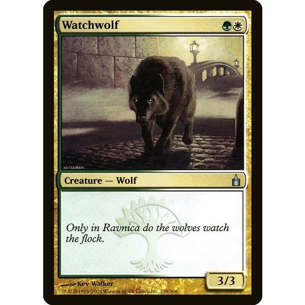 Magic: The Gathering Watchwolf (239) Moderately Played