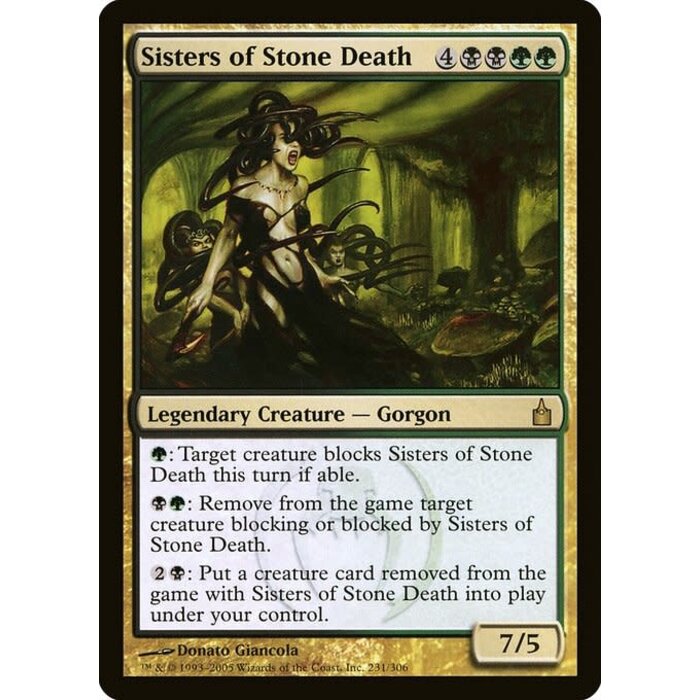 Magic: The Gathering Sisters of Stone Death (231) Moderately Played
