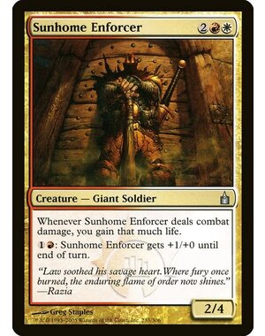 Magic: The Gathering Sunhome Enforcer (233) Lightly Played